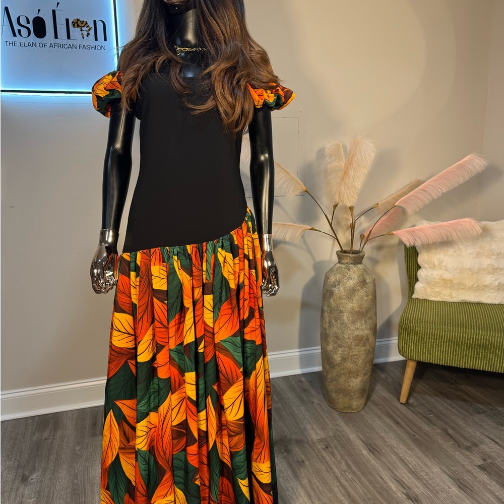 Zahara Luxe African Print Flowy Skirt Set | Ankara Maxi Outfit for Women